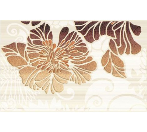 Декор Нефрит-Керамика Кензо коричневый 400х250 мм 96-54-13-7502