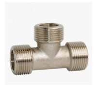 Тройник STOUT 1 НР никелированный SFT-0018-000111