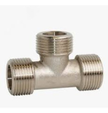 Тройник STOUT 1 НР никелированный SFT-0018-000111