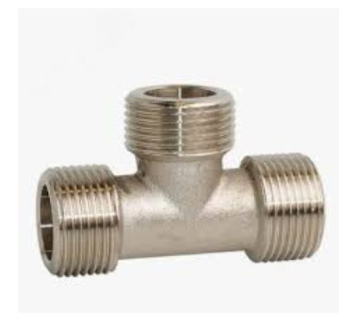 Тройник STOUT 1 НР никелированный SFT-0018-000111