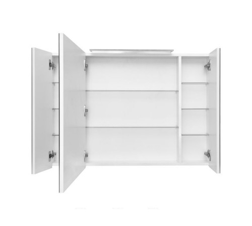 Зеркальный шкаф Roca Oleta 100х70 см с LED-светильником белый A857648806