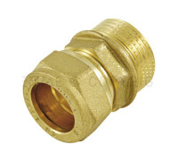 Муфта переходная латунная Tiemme 15x3/4 НР 1100023