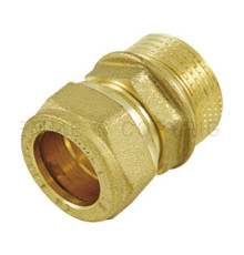 Муфта переходная латунная Tiemme 15x3/4 НР 1100023