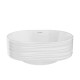Раковина накладная Kerama Marazzi ArtBasin Sabbia 50.5x36.6 см без отверстия белый глянец SA.wb.50/WHT