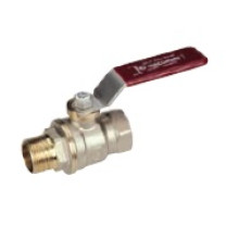 Кран шаровой Giacomini DADO 1 1/2 В-Н компактный рычаг никелированный R914LX027