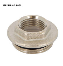 Переходник резьбовой General Fittings 3/4 x 1/2 НВ никелированный с O-Ring 634N3201