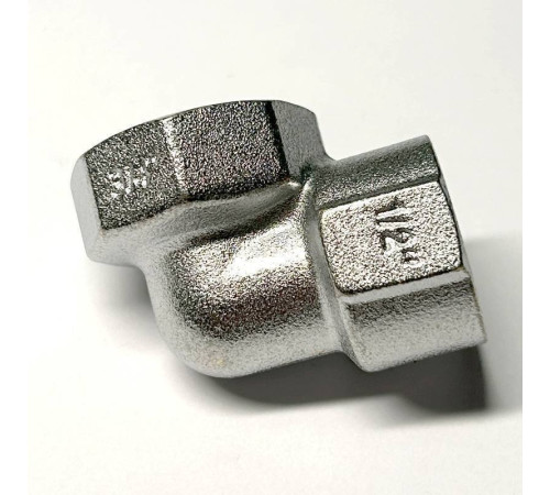 Угол редукционный ВВ General Fittings 3/4х1/2 хромированный 636C3201