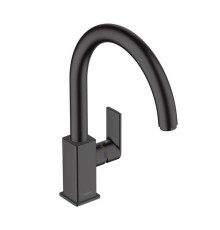 Смеситель для раковины Hansgrohe Vernis Shape M35 однорычажный излив 260 мм матовый черный 71871670