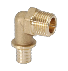 Угольник аксиальный переходный Hoobs 20х2.8 мм - 1/2 НР HB-PEXLM-202812