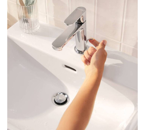 Смеситель для раковины Hansgrohe Rebris S 110 с донным клапаном хром 72517000
