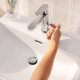 Смеситель для раковины Hansgrohe Rebris S 110 с донным клапаном хром 72517000