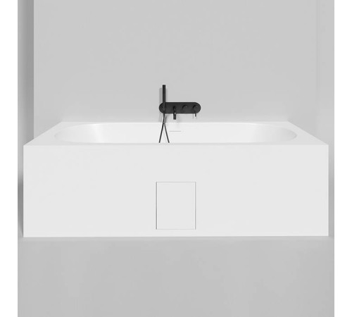 Ванна встраиваемая Salini Ornella Axis 190 Kit 190х90х60 см S-Sense белый глянцевый 103512G