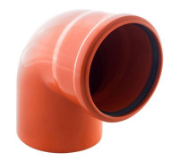 Отвод 87° Ostendorf KGB DN 160 PVC 222240