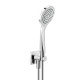 Душевой гарнитур Gessi Emporio Shower с выводом воды шлангом 1.5 м и лейкой хром 47323#031