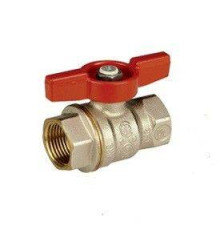 Кран шаровой Giacomini DADO R911 1/2 ВР-ВР бабочка никелированный R911X023