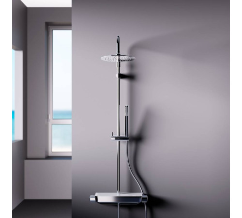 Душевая система Damixa Scandinavian Pure со смесителем-полкой 936780000