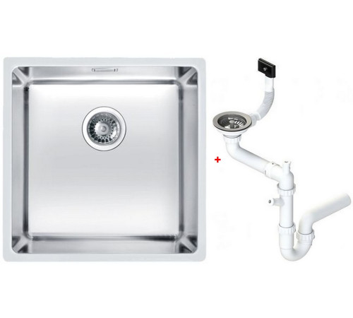 Мойка кухонная Alveus Kombino 30 440х440х195 мм с сифоном 1118877