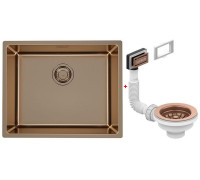 Мойка кухонная Alveus Kombino 50 Monarch Copper 542х442х195 мм с выпуском 1120903
