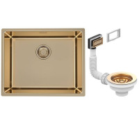 Мойка кухонная Alveus Kombino 50 Monarch Bronze 542х442х195 мм с выпуском 1121283