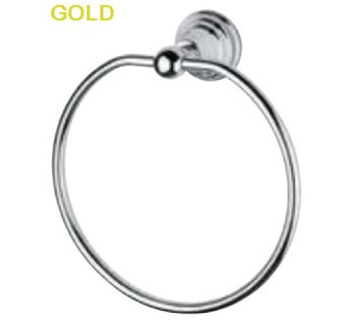 Кольцо для полотенец настенное Migliore Casablanca золото CA20752