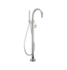 Смеситель для ванны напольный Cisal Less New с ручным душем хром LN01420021