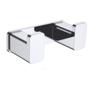 Крючок двойной AQUAme Tivoli AQM7302CR латунный хром AQM7302CR