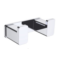 Крючок двойной AQUAme Tivoli AQM7302CR латунный хром AQM7302CR