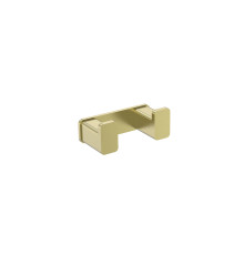 Крючок двойной AQUAme Tivoli AQM7302BG латунный золото шлифованное AQM7302BG