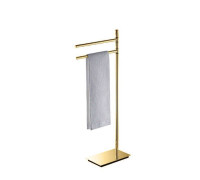 Стойка с двойным полотенцедержателем Colombo Design Square напольная 87 см B9901.OM