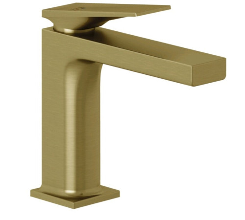 Смеситель для раковины Kludi DECUS однорычажный матовое золото 54282N075