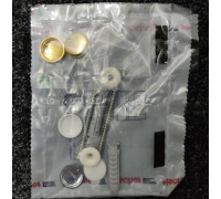 Комплект вертикальных крепежей SIMAS для унитаза и биде золото F90oro