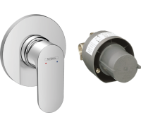 Смеситель для душа Hansgrohe Rebris S встраиваемый комплект на 1 потребитель хром 72648000
