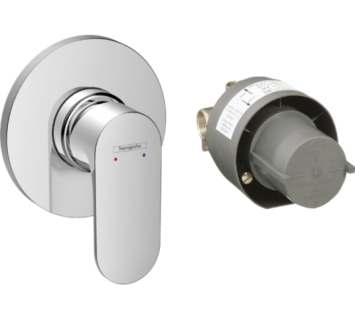 Смеситель для душа Hansgrohe Rebris S встраиваемый комплект на 1 потребитель хром 72648000