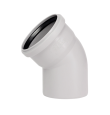 Отвод Ostendorf HTB 32х45° белый 559320