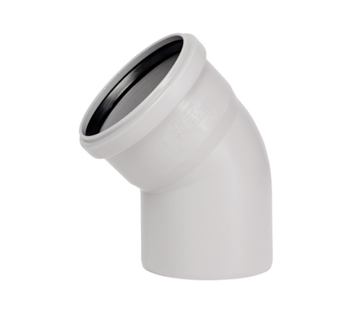 Отвод Ostendorf HTB 32х45° белый 559320