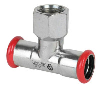 Тройник Sanha Therm 35x1/2x35 мм ВР оцинкованная сталь CF542080408