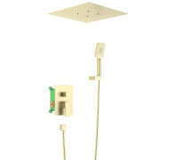 Душевая система встроенная Timo Selene 400х400 мм золото матовое SX-2029/17SM