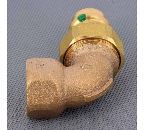 Угол с разъемным соединением пайка-В Viega 18х3/4 коническое уплотнение 216962