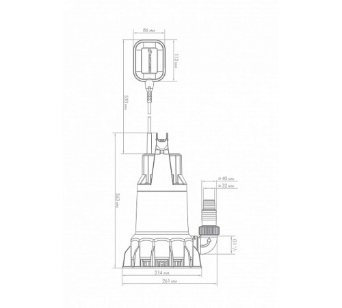 Насос дренажный ДЖИЛЕКС ДРЕНАЖНИК 350/17 5150
