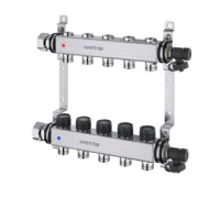 Коллектор из нержавеющей стали Oventrop Multidis SHR 12 выходов PN 10 140650062