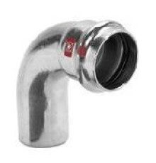 Угол 90° Viega Prestabo из оцинкованной стали 22 мм 558215