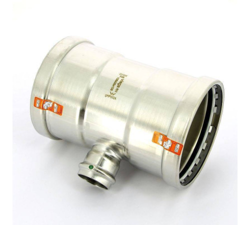 Тройник пресс Viega Sanpress Inox SC-Contur 108x35x108 мм 483104