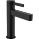 Смеситель для раковины Hansgrohe Finoris 110 со сливным клапаном черный матовый 76020670
