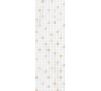 Декор Kerama Marazzi Астория белый мозаичный 25х75 см MM12112