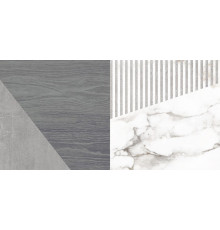 Плитка настенная Laparet Savage серый узор 25х50 см 34078