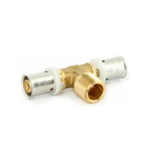 Тройник пресс-НР Uni-Fitt 20х1/2х20 507881