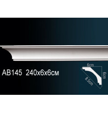 Карниз потолочный Perfect AB145 170x170x2000 мм AB145