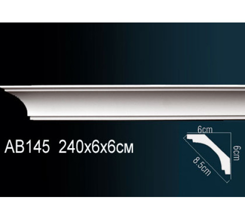 Карниз потолочный Perfect AB145 170x170x2000 мм AB145