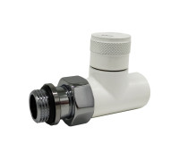 Клапан запорный прямой SR Rubinetterie Tondera 1/2 белый 0672-1500VC0A