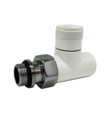 Клапан запорный прямой SR Rubinetterie Tondera 1/2 белый 0672-1500VC0A